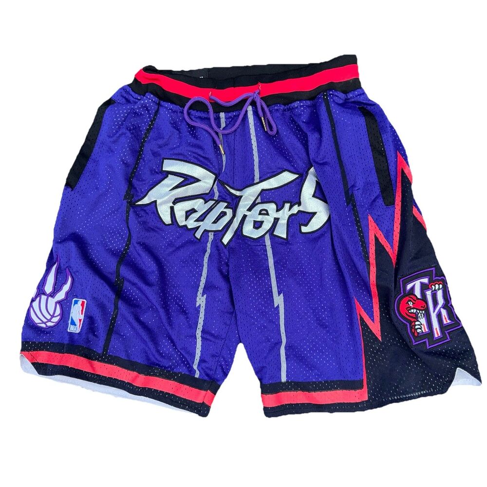 Just Don Toronto Raptors Shorts 1998-1999 Medium NBA Vince Carter Basketball